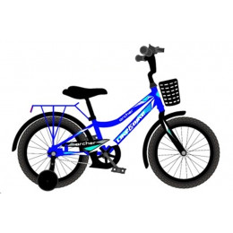 Велосипед двоколісний 14'' Like2bike Archer 211411 синій, сталева рама, дзвінок, руч. тормоз