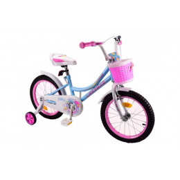 Велосипед дитячий 2-х колісний 12'',  211208, Like2bike Jolly, блакитний, рама сталь, із дзвінком, р