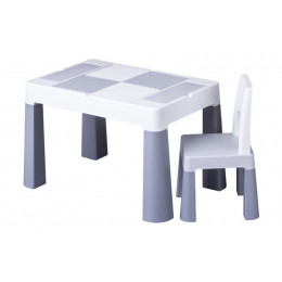 Комплект Multifun Eco 1+1 (столик та кріселко) сірий, MF-004-106 TEGA