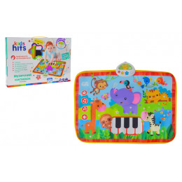 Килимок музичний Kids Hit, KH04-003, Зоопарк, на батарейках, у комплекті, звуки тварин, вірші, мелод