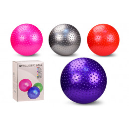 М'яч для фітнеса CO1006 75 см 1000 грам в коробці 4 кольори с шипиками