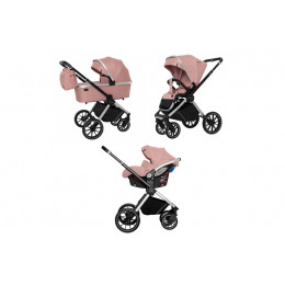 Коляска універсальна CARRELLO Optima CRL-6504 (3in1) Hot Pink