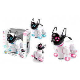 Робот-собака 8201, 2 кольори, на батарейках, світло, звук, у коробці 26*25 см