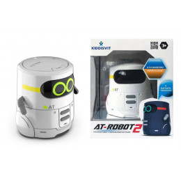 Розумний робот з сенсорним керуванням та навчальними картками - AT-ROBOT 2 (білий) AT002-01-UKR