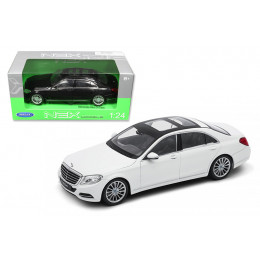 Машина металева 24051W "WELLY"1:24 MERCEDES BENZ S-CLASS, 2 кольори, в коробці 23*11*10 см