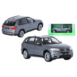 Машина металева 24052W "WELLY"1:24 BMW X5, 2 кольори, відкриваються двері і капот, в коробці 23*11*1