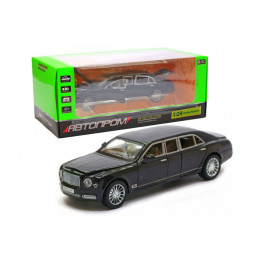 Машина металева 7694 АВТОПРОМ 1:24 Bentley на батарейках: світло, звук, відкриваються двері, в короб