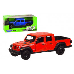 Машина металева 24103W "WELLY"1:24 2007 JEEP GLADIATOR, 2 кольори, в коробці 23*11*10 см