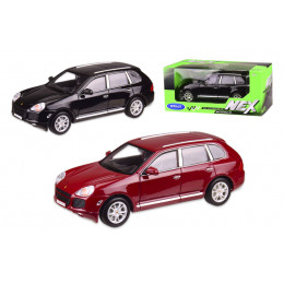 Машина металева 22431W "WELLY"1:24 PORSCHE CAYENNE TURBO, 2 кольори, в коробці 23*11*10 см