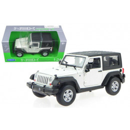 Машина металева 22489H-W "WELLY"1:24 JEEP WRANGLER RUBICON, 2 кольори, в коробці 23*11*10 см