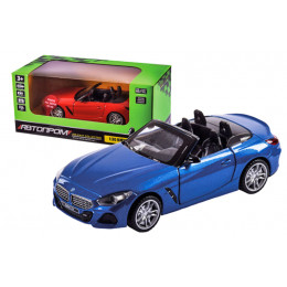 Машина металева 68412 "АВТОПРОМ", 2 кольори, 1:30 BMW Z4 M40i, на батарейки, світло, звук, відкрива