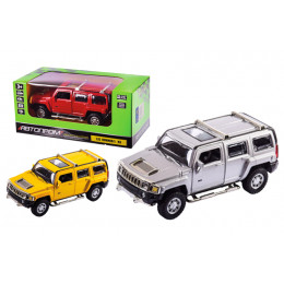 Машина металева 68321 "АВТОПРОМ", 3 кольори, 1:32 Hummer H3, батар, світло, звук, відкриваються две