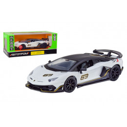 Машина металева "Автопром" 68269A, 1:24 "Lamborghini SVJ", на батарейках, світло, звук, відкр.двері