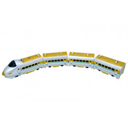 Потяг МЕТЕОР з трьома вагонами 757Р (на батарейках), ковпак 74*9*11 см
