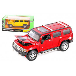 Машина металева 68240A "Автопром", 1:24 Hummer H3, 2 кольори., на батарейках. світло і звук , відкри