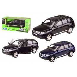 Машина металева 39877CW "WELLY"1:31 VOLKSWAGEN TOUAREG 2 кольори, в коробці 18*8*8 см