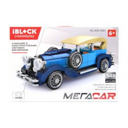 Конструктор IBLOCK PL-921-337, МЕГАCAR, 348дет в комплекті, короб.38*26*7см