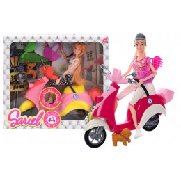 Лялька "Sariel" з скутером, озвучена, в коробці 5533 р.35,5*10*32,5см