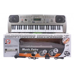 Орган MQ-807USB батарейки 54 клавиш LCD Display,MP3, мікрофон, від сіті ,в коробці 70*23*8 см