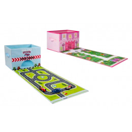 Кошик для ігри YJ259210236-1-2 з ігровим килимком 38*25*25 см 2 види, кульок