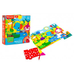 Пазли "Fisher Price. Maxi puzzle and wooden pieces" VT1100-01 Vladi Toys