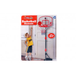 Баскетбольний набір 39881D, стійка, табло зі світлом, м`яч з насосом в комплекті , коробка р. 49*3