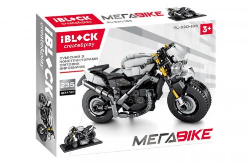 Конструктор IBLOCK PL-920-185 (36шт/2) 235дет., МЕГАBIKE, в зібраний кор 28*21*5,5см