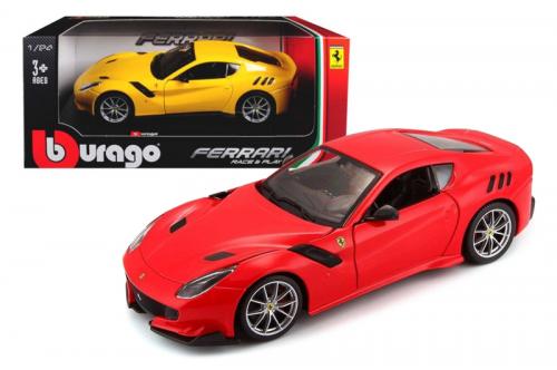 Автомодель - FERRARI F12TDF (асорті жовтий, червоний, 1:24)