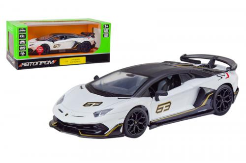 Машина металева "Автопром" 68269A, 1:24 "Lamborghini SVJ", на батарейках, світло, звук, відкр.двері