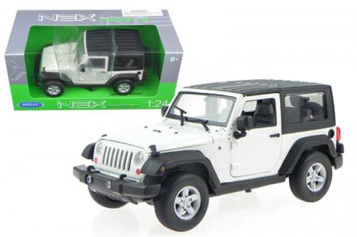 Машина металева 22489H-W "WELLY"1:24 JEEP WRANGLER RUBICON, 2 кольори, в коробці 23*11*10 см