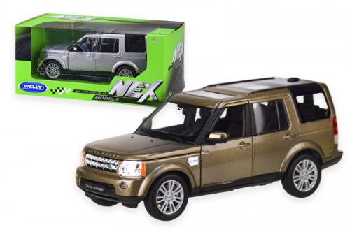 Машина металева 24008W "WELLY"1:24 LAND ROVER DISCOVERY 4, 2 кольори, в коробці 23*11*10 см