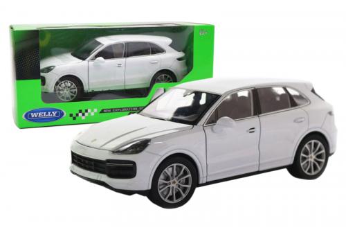 Машина металева 24092W "WELLY"1:24 PORSCHE CAYENNE TURBO, відкрив. двері, капот, 2 кольори, в коробц