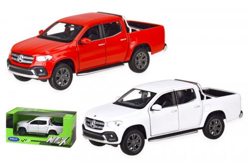 Машина металева 24100W "WELLY"1:27 MERCEDES-BENZ X-CLASS, відкриваються двері, 2 кольори, в коробці