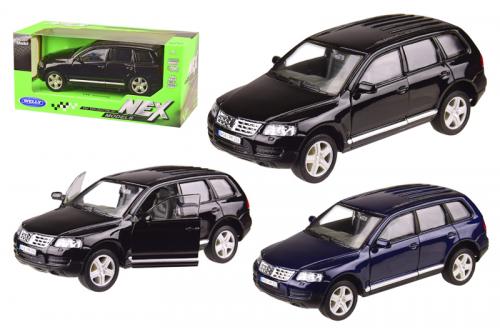 Машина металева 39877CW "WELLY"1:31 VOLKSWAGEN TOUAREG 2 кольори, в коробці 18*8*8 см