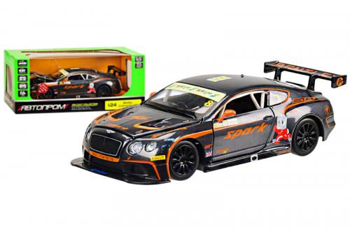 Машина металева 68267A "АВТОПРОМ", 1:24 "Bentley Continental GT3 Concept", батарейки, світло,звук,