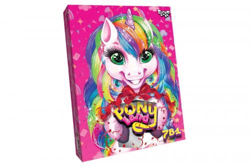 Креативна творчість "Pony Land 7 в 1" PL-01-01U DANKO