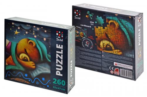 Пазли - 260 елм. - Puzzle «Sleeping bear» DT200-01 Vladi Toys