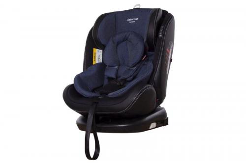 Автокрісло Asteroid CRL-12801 Denim Blue 0 + 1 + 2 + 3 ISOFIX з поворотом CARRELLO