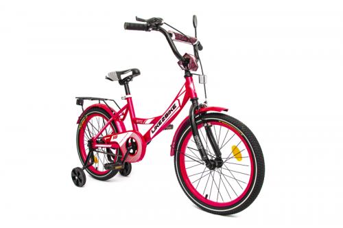 Велосипед дитячий 2-х колісний "18'' 211804 Like2bike Sky, рожевий, рама сталь, з дзвінком, ручні га