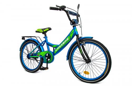 Велосипед дитячий 2-х колісний 20'' 212002 Like2bike Sky, синій, рама сталь, з дзвінком, ручні гальм