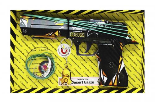 Зібрана модель Гумкостріл "DESERT EAGLE PREDATOR" DE-P (пакування BOX)