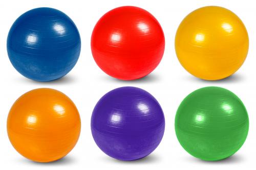 М'яч фітнес BT-SFB-0009 55 см 600 г 4 кольори