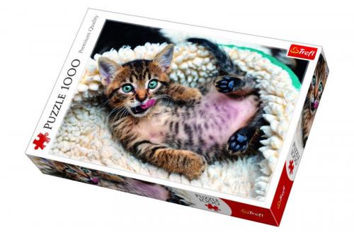 Пазли - 1000 елм. - 10448 "Веселе кошеня", Trefl